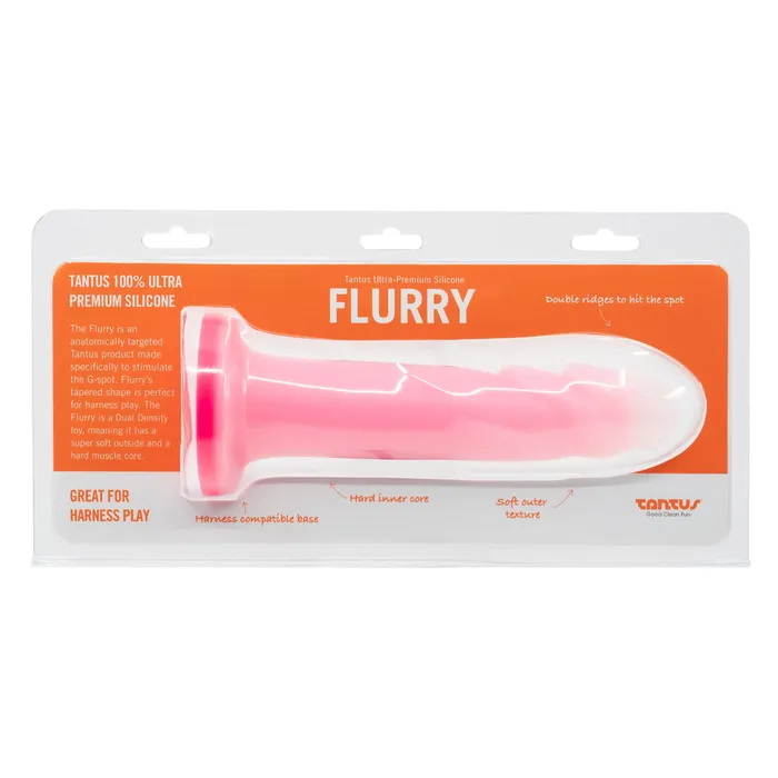 Tantus Female Sex Toys Tantus Flurry 02 DualDensity Silicone GSpot Dildo