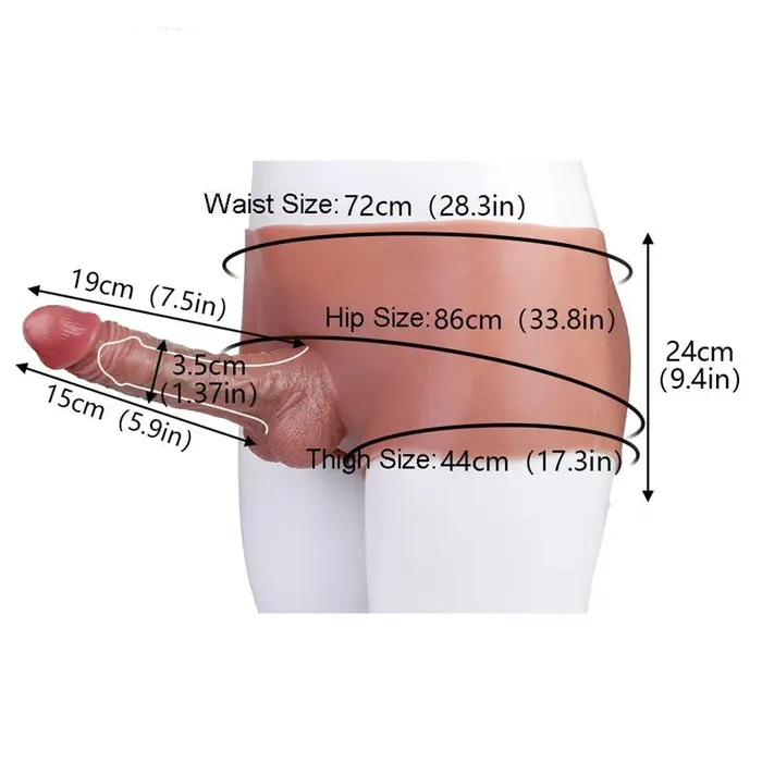 Wearable Silicone Hollow Strapon Dildo Xinghaoya Female Sex Toys