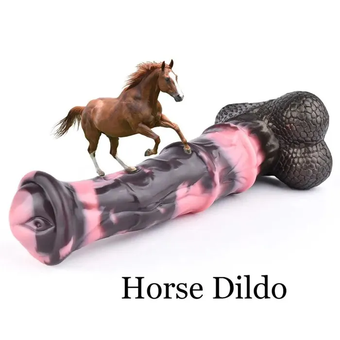 Xinghaoya Dildos 10 Inches Soft Silicone Horse Cock Dildo Toy