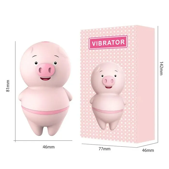 Xinghaoya Vibrators Cute Pig Tongue Licking Clit Stimualtor
