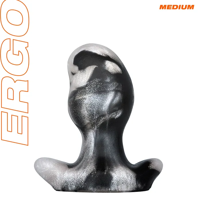 2024 Holiday Sale Male Sex Toys Ergo Butt Plug Medium Platinum Swirl