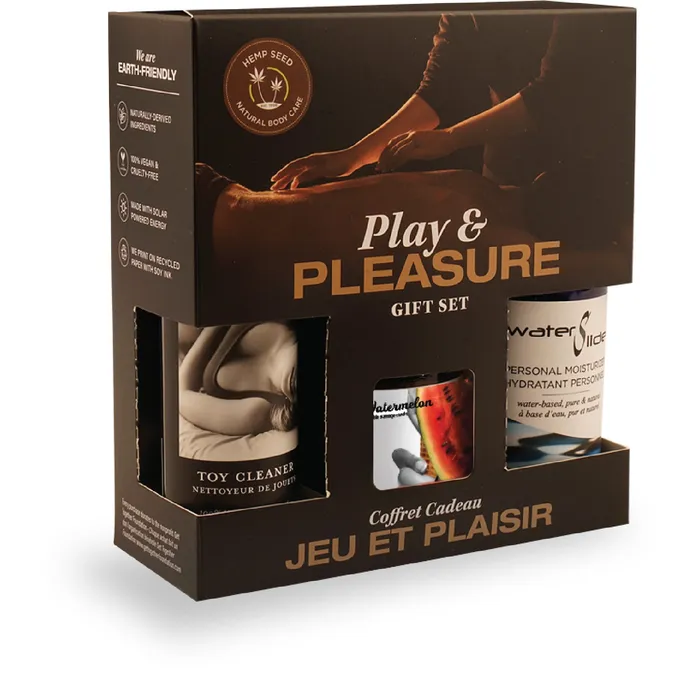 Anal 2024 Holiday Sale Hemp Seed by Night Play and Pleasure Gift Set Pleasure Gift Set Watermelon
