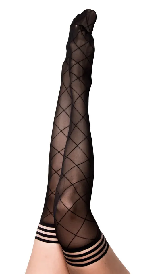 Anal 2024 Holiday Sale Specials Anna Diamond Thigh High Size B Black