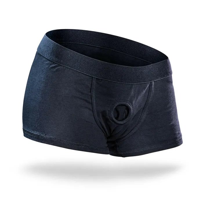 Anal Blush Novelties Temptasia Harness Briefs 3xl Black