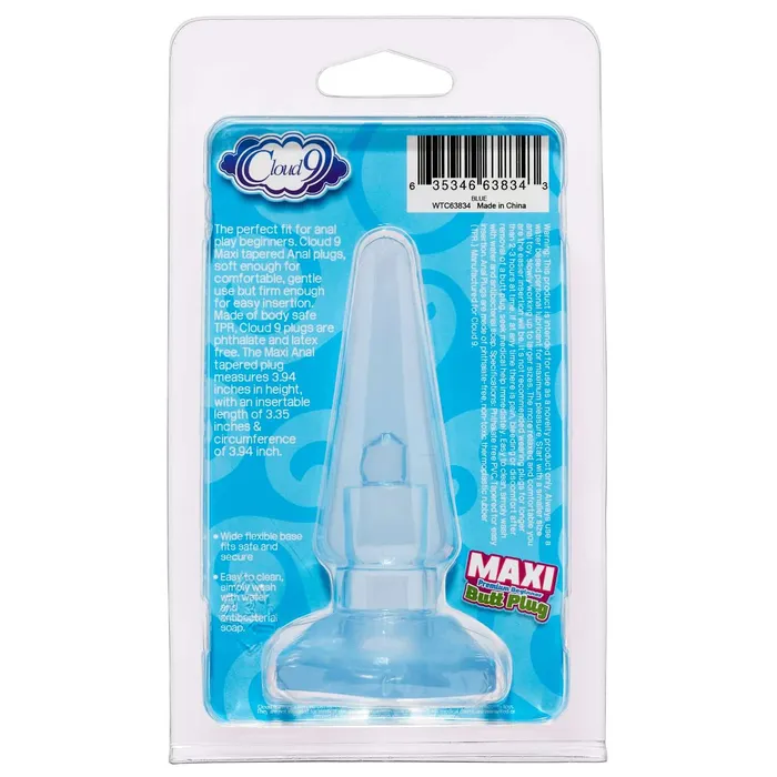 Anal Maxi Butt Plug Blue Cloud 9 Novelties