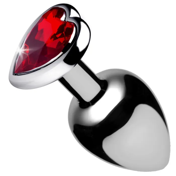 Anal Red Heart Gem Anal Plug Small XR Brands