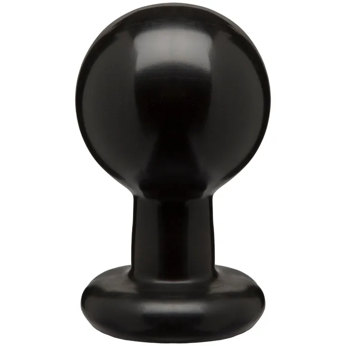 Anal Round Butt Plug Large Black Doc Johnson