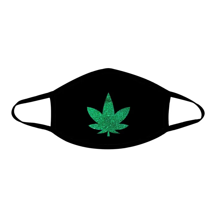 Anal Sale Specials Dope Af Green Glitter Weed Leaf Black Face Mask With Black Trim Anal Sale Specials Dope Af Green Glitter Weed Leaf Black Face Mask With Black Trim