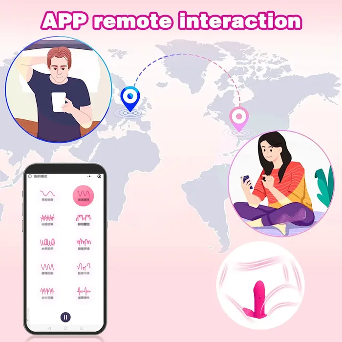 APP Control Anal Dildo Panty Vibrator Vibrating Butt Plug Female Sex Toy Domlust Anal