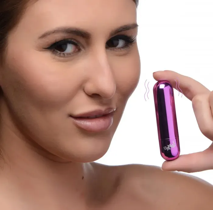 Bullet Vibrator 10X Rechargeable Vibrating Metallic Bullet Purple Bang Female Sex Toys Bullet Vibrator 10X Rechargeable Vibrating Metallic Bullet Purple Bang Female Sex Toys