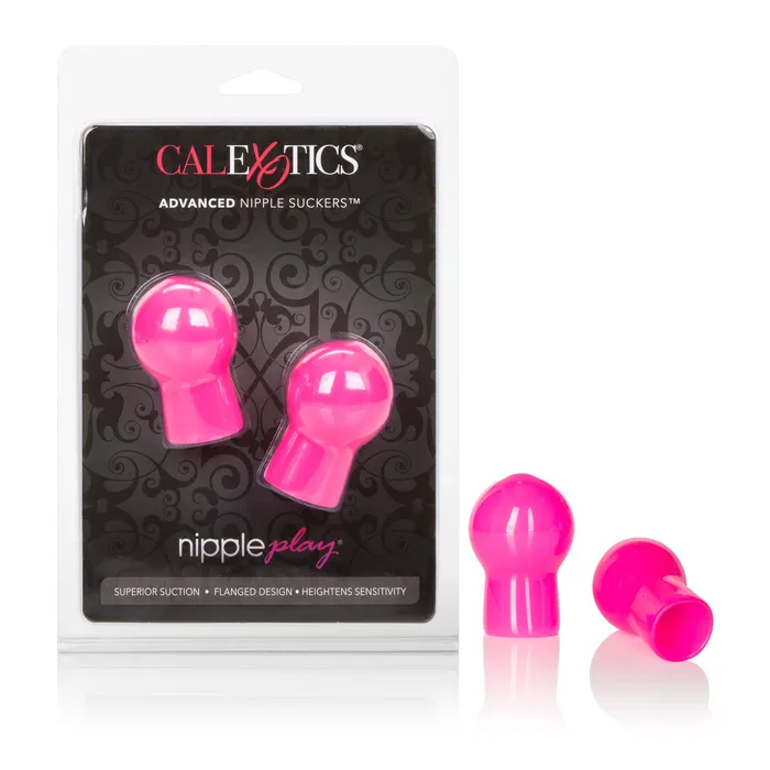 CalExotics Couples Nipple Play Advanced Nipple Suckers Pink