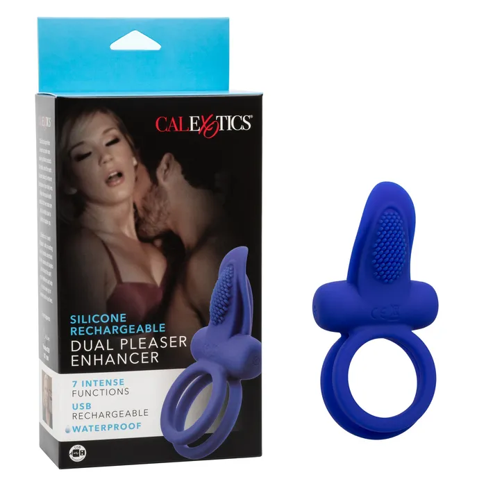 CalExotics Female Sex Toys Silicone Rechargeable Dual Pleaser Enhancer