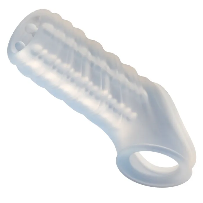CalExotics Performance Maxx Liquid Silicone Reversible Sleeve Clear Male Sex Toys CalExotics Performance Maxx Liquid Silicone Reversible Sleeve Clear Male Sex Toys