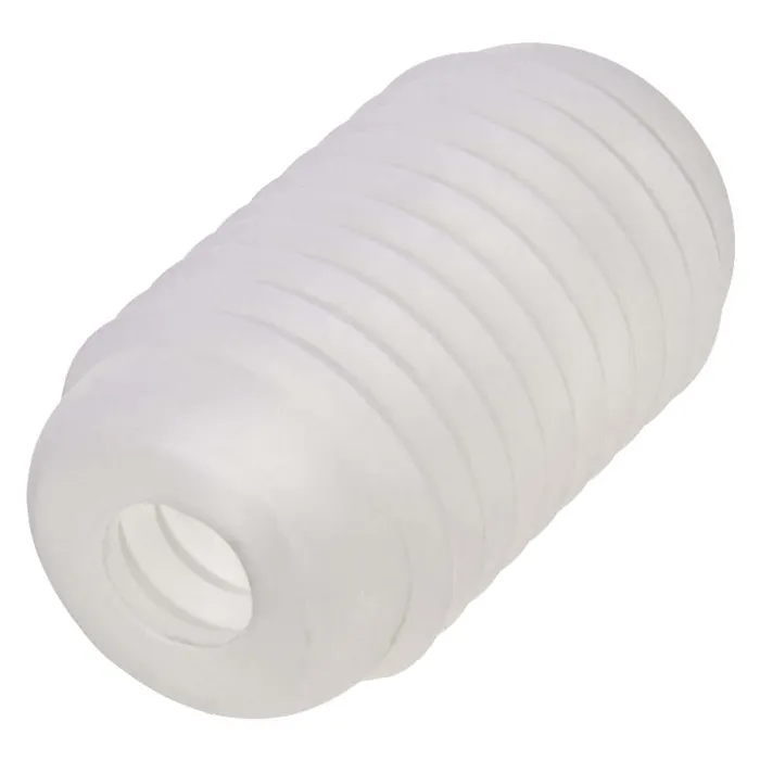 CalExotics Pop Sock Ribbed Masturbation Sleeve Clear Male Sex Toys CalExotics Pop Sock Ribbed Masturbation Sleeve Clear Male Sex Toys