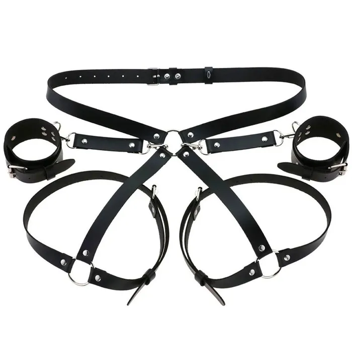 Couples Domlust Handcuffs BDSM Kit Harness Cuffs Bondage Straps Erotic Adult Sex Toys For Couples