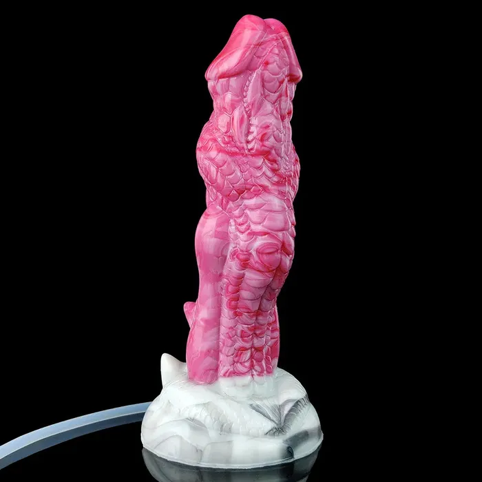 Dildos DirtyToyz 8Inch Eragon Ejaculating Dragon Dildo with Curved Knot