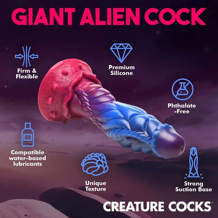 Dildos XR Brands Creature Cocks Intruder Alien Silicone Dildo Dildos XR Brands Creature Cocks Intruder Alien Silicone Dildo