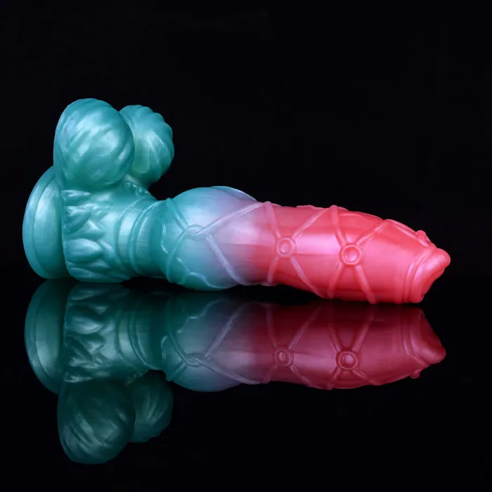 DirtyToyz 94Inch Lucien Huge Fantasy Dog Dildo Knotted Alien Sex Toy Dildos