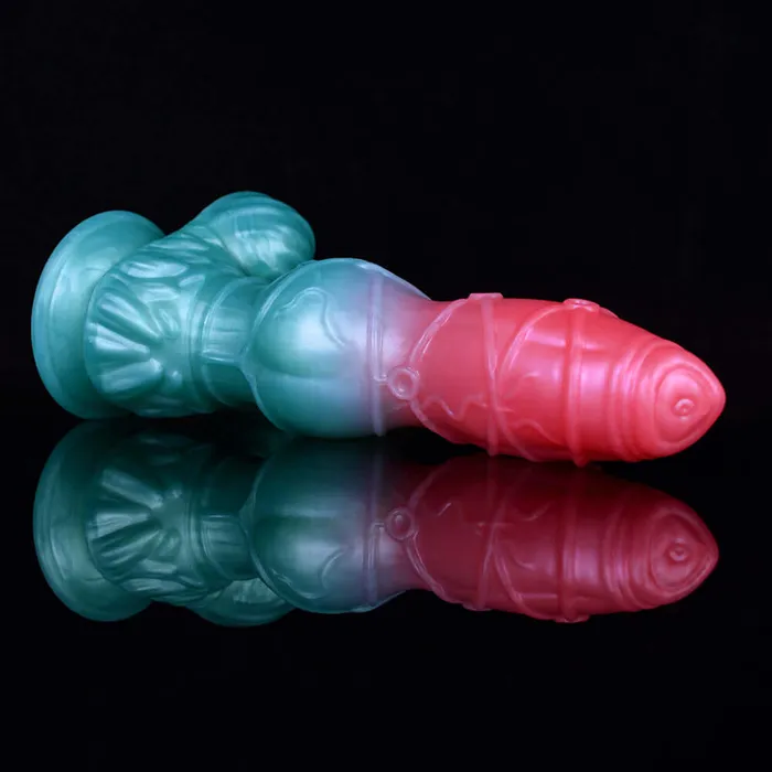 DirtyToyz 94Inch Lucien Huge Fantasy Dog Dildo Knotted Alien Sex Toy Dildos