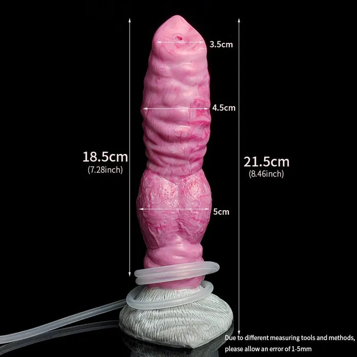 DirtyToyz Anal 84Inch Garmr Ejaculating Canine Dildo Realistic Dog Knot
