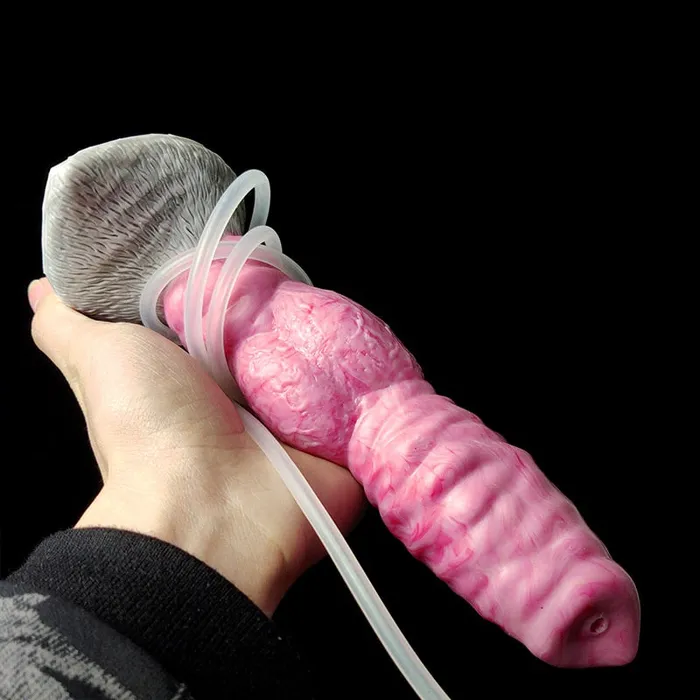 DirtyToyz Anal 84Inch Garmr Ejaculating Canine Dildo Realistic Dog Knot