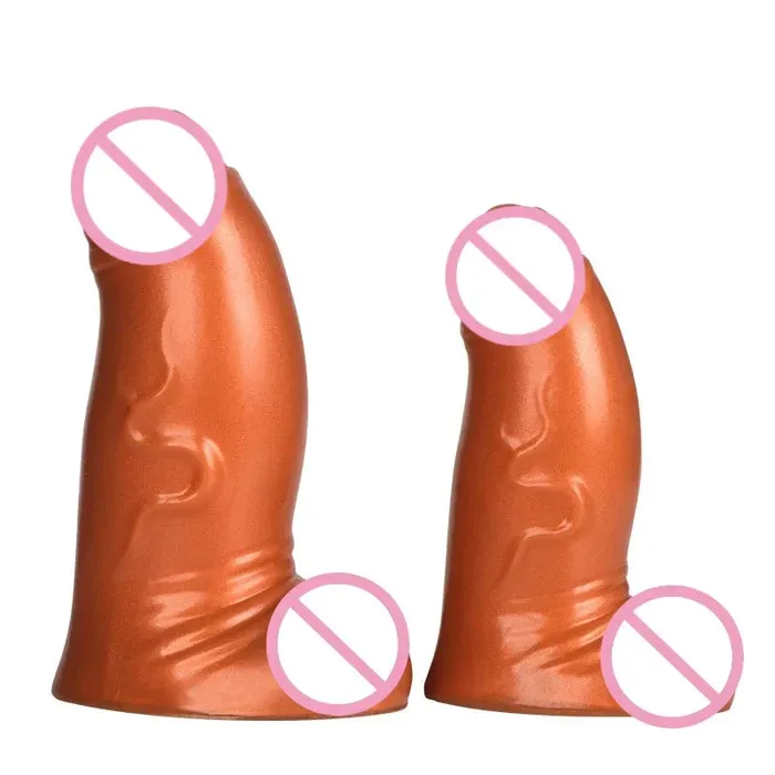 Domlust Anal Big Girth Anal Dildo Butt Plug Huge Silicone Realistic Dildos Male Female Sex Toys