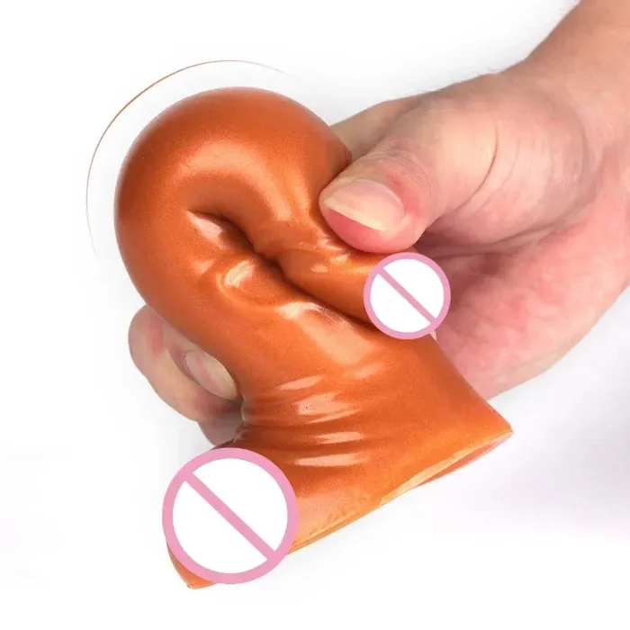 Domlust Anal Big Girth Anal Dildo Butt Plug Huge Silicone Realistic Dildos Male Female Sex Toys
