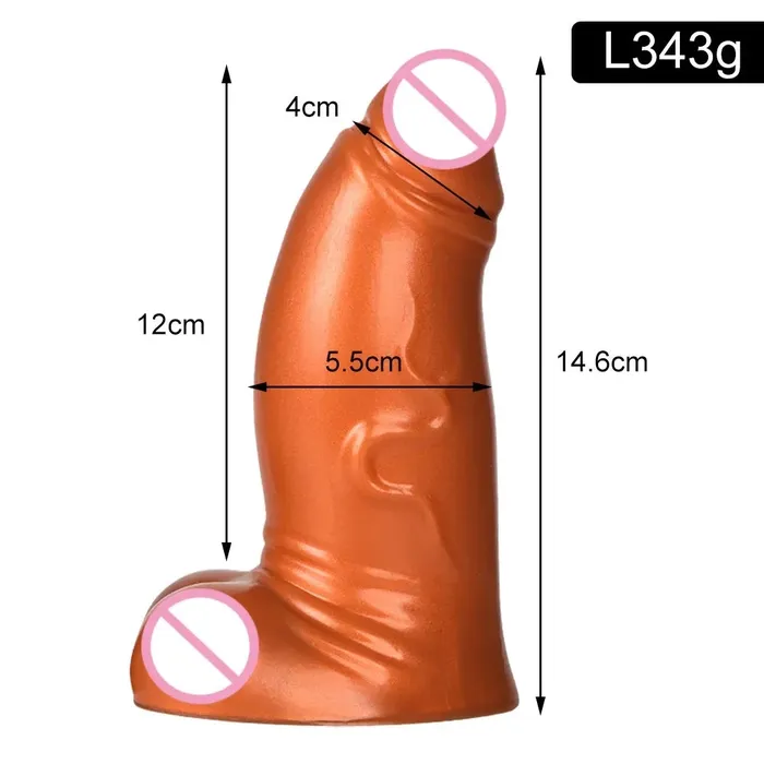 Domlust Anal Big Girth Anal Dildo Butt Plug Huge Silicone Realistic Dildos Male Female Sex Toys
