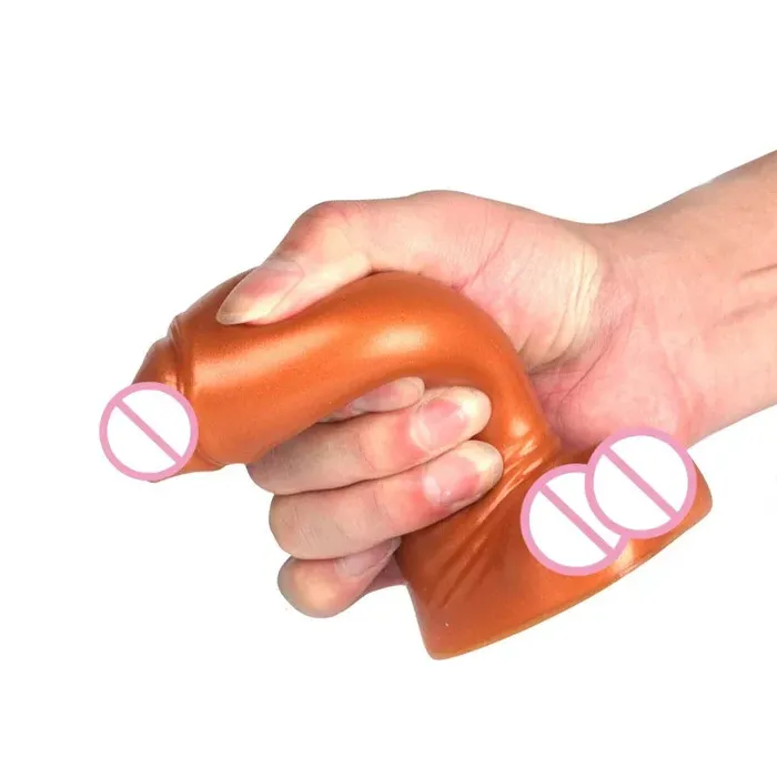 Domlust Anal Big Girth Anal Dildo Butt Plug Huge Silicone Realistic Dildos Male Female Sex Toys