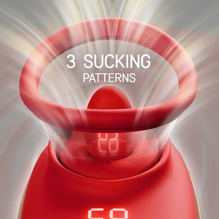 Domlust Female Sex Toys Vacuum Clit Vibrator Nipple Clitoral Sucking Licking Sex Toy for Women