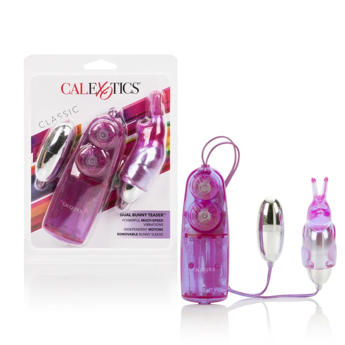 Dual Bunny Teaser Purple CalExotics Vibrators