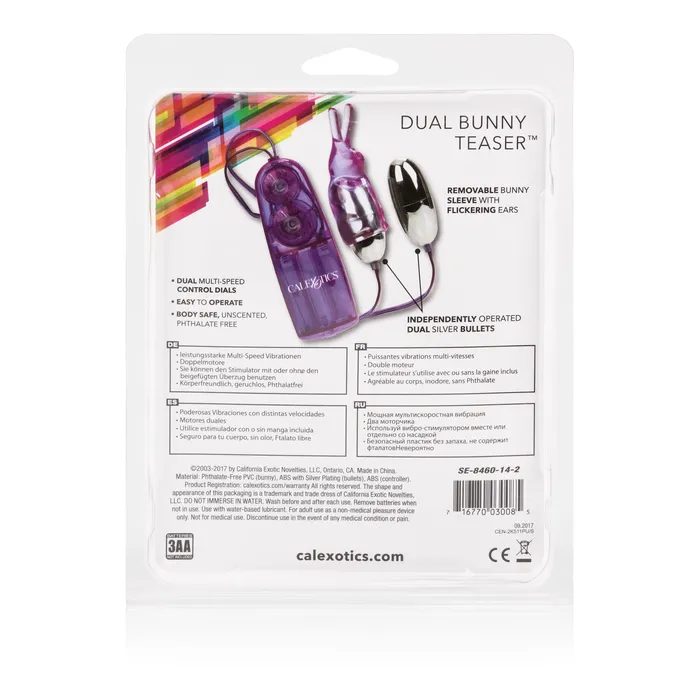 Dual Bunny Teaser Purple CalExotics Vibrators