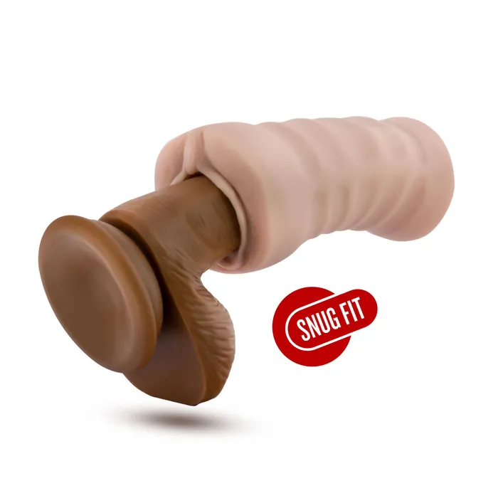 Enlust Destini Vibrating Stroker Beige Blush Male Sex Toys