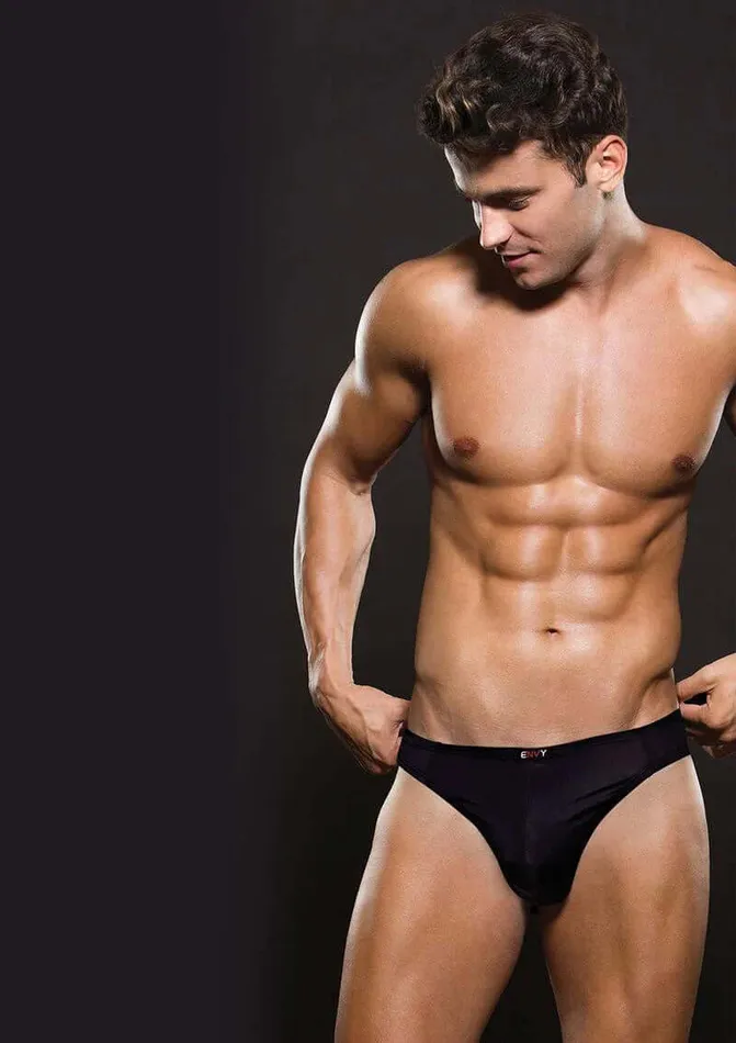 Envy Menswear Envy Microfiber Thong Largexlarge Black Anal
