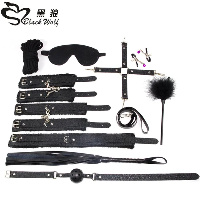 eprolo Couples Bondage Set PU Leather BDSM Kit