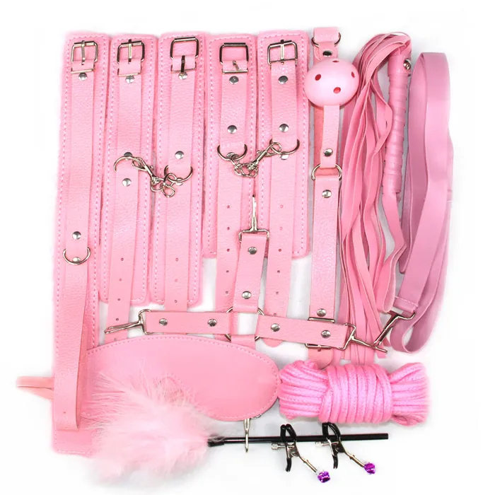eprolo Couples Bondage Set PU Leather BDSM Kit