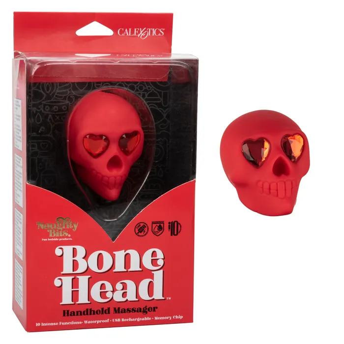 Female Sex Toys CalExotics Naughty Bits Bone Head Handheld Massager