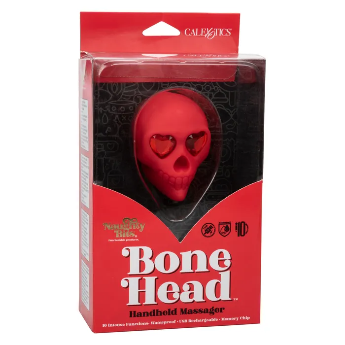 Female Sex Toys CalExotics Naughty Bits Bone Head Handheld Massager