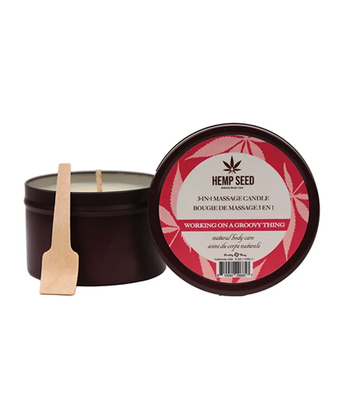 Female Sex Toys Hemp Seed 3in1 Massage Candle Working on a Groovy Thing 6 Oz Earthly Body Female Sex Toys Hemp Seed 3in1 Massage Candle Working on a Groovy Thing 6 Oz Earthly Body