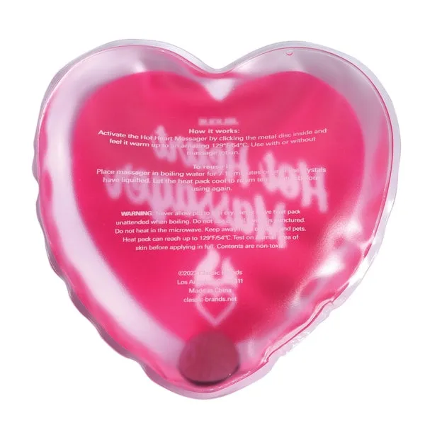 Female Sex Toys Jelique HOT HEART MASSAGER Reusable Warming Massager