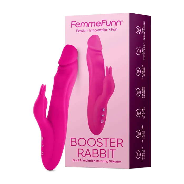 Femme Funn Vibrators Booster Rabbit Pink
