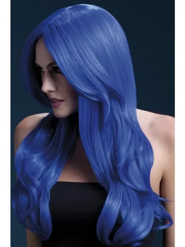 Fever Lingerie Khloe Wig Neon Blue Vibrators