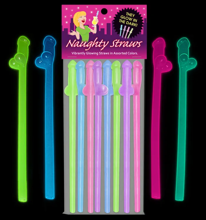 GlowintheDark Naughty Straws Kheper Games Female Sex Toys