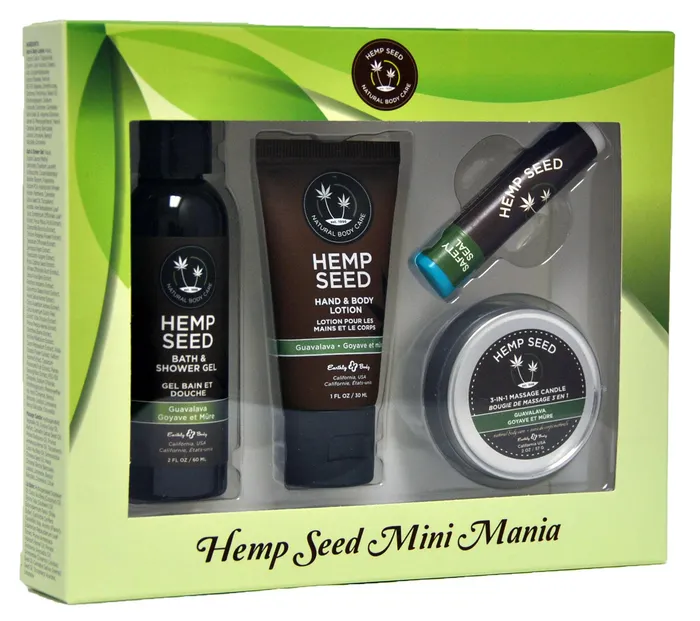 Hemp Seed Mini Mania Travel Set Guavalava Sale Female Sex Toys