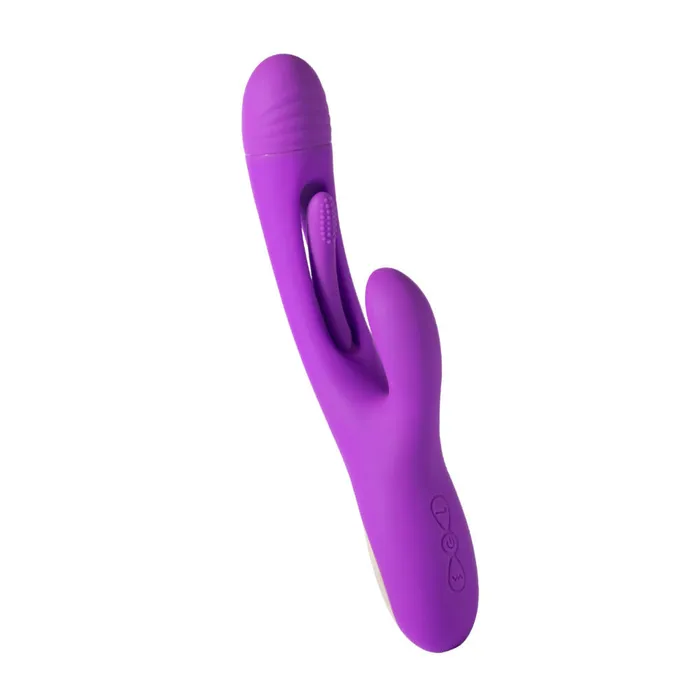 Honey Play Box Vibrators Bora Rabbit Tapping GSpot Vibrator Purple