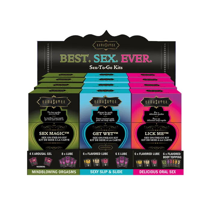 Kama Sutra SextoGo Packet Set Prepack Couples