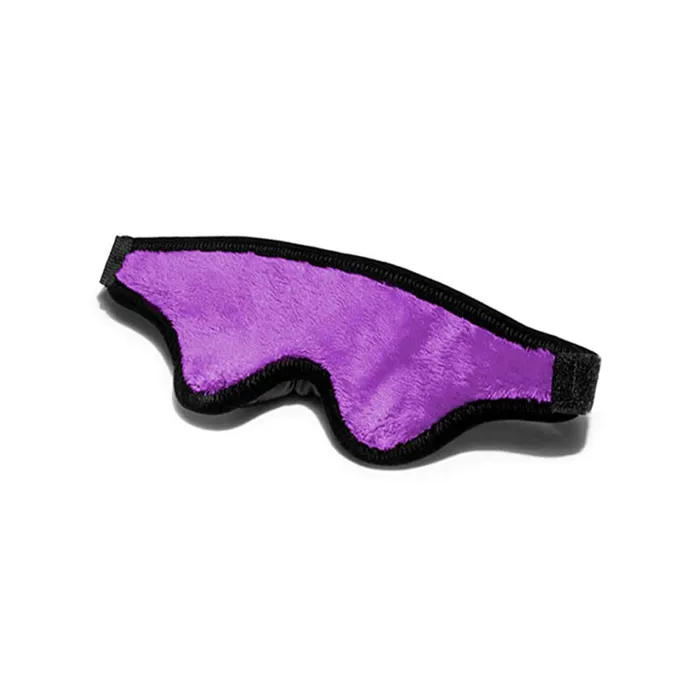 Liberator Anal Black Label Loveblind Plush Blindfold Fluffy Purple