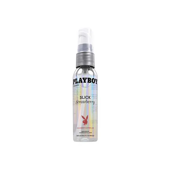 Lubricants Playboy Playboy Pleasure Strawberry Flavored Lubricant 2 Oz