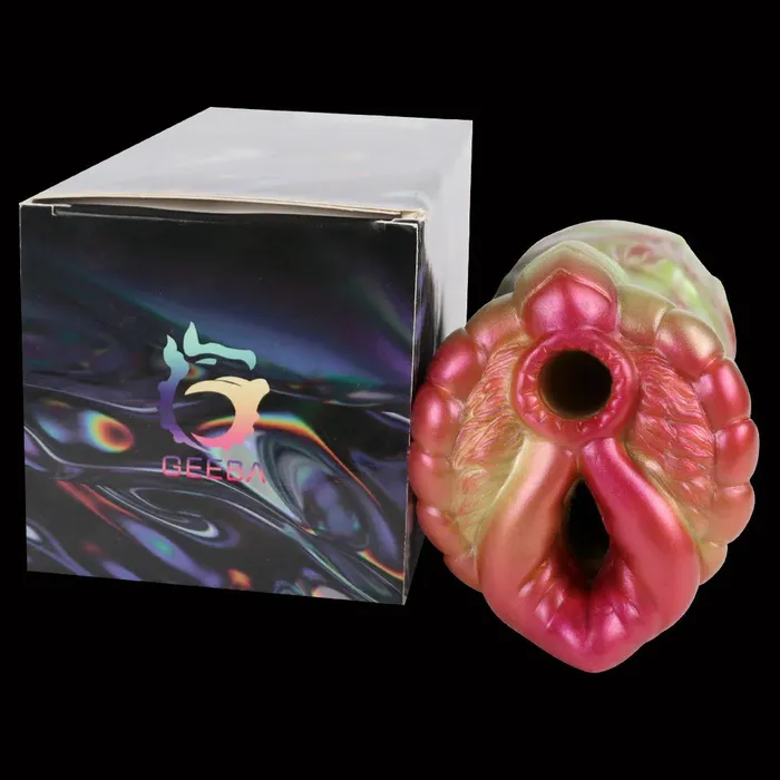 Male Sex Toys Domlust Monster Vagina Pocket Pussy Masturbation Cup Silicone Exotic Penis Trainer Male Sex Toy