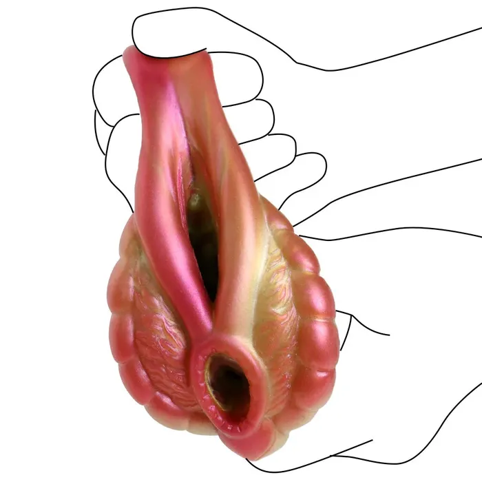 Male Sex Toys Domlust Monster Vagina Pocket Pussy Masturbation Cup Silicone Exotic Penis Trainer Male Sex Toy